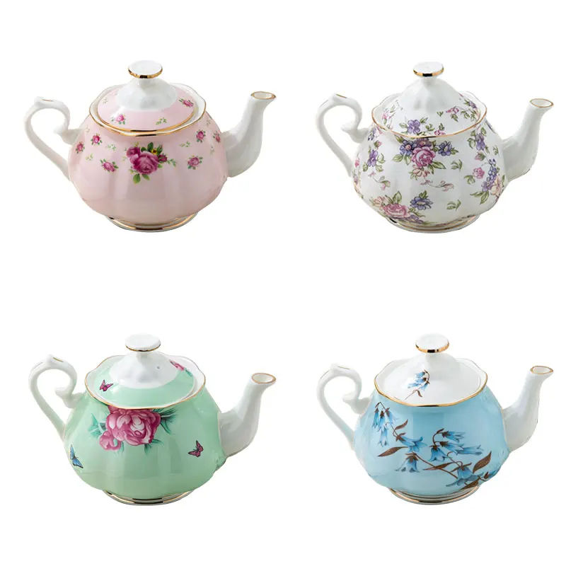 England Popular Fine Bone China TeaPots with infuser