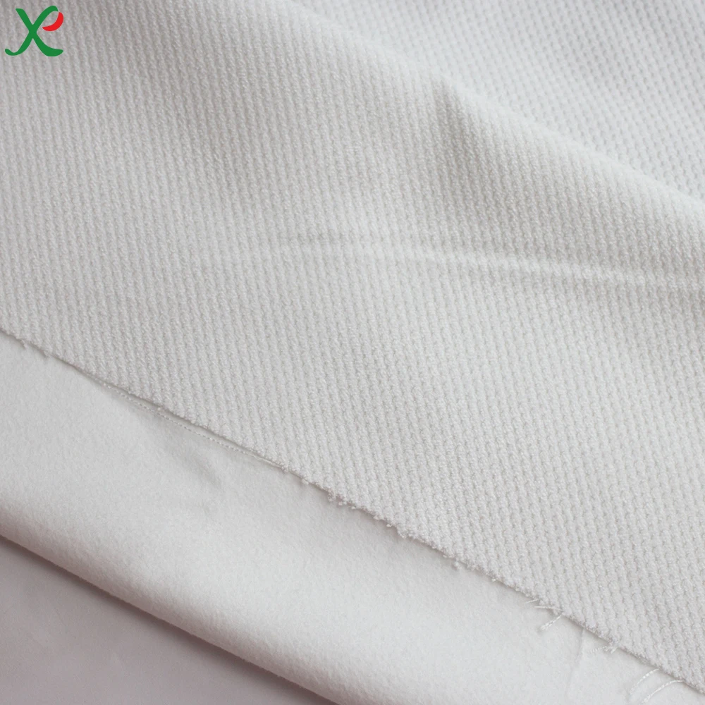 Polyester/polyamide conjugated microfiber interlock fabric cotton shaped corduroy fabric for towel and bathrobe fabric