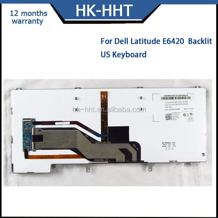 New laptop keyboard for Dell latitude E6420 E6430 E6320 E6220 keyboard US backlight pointer