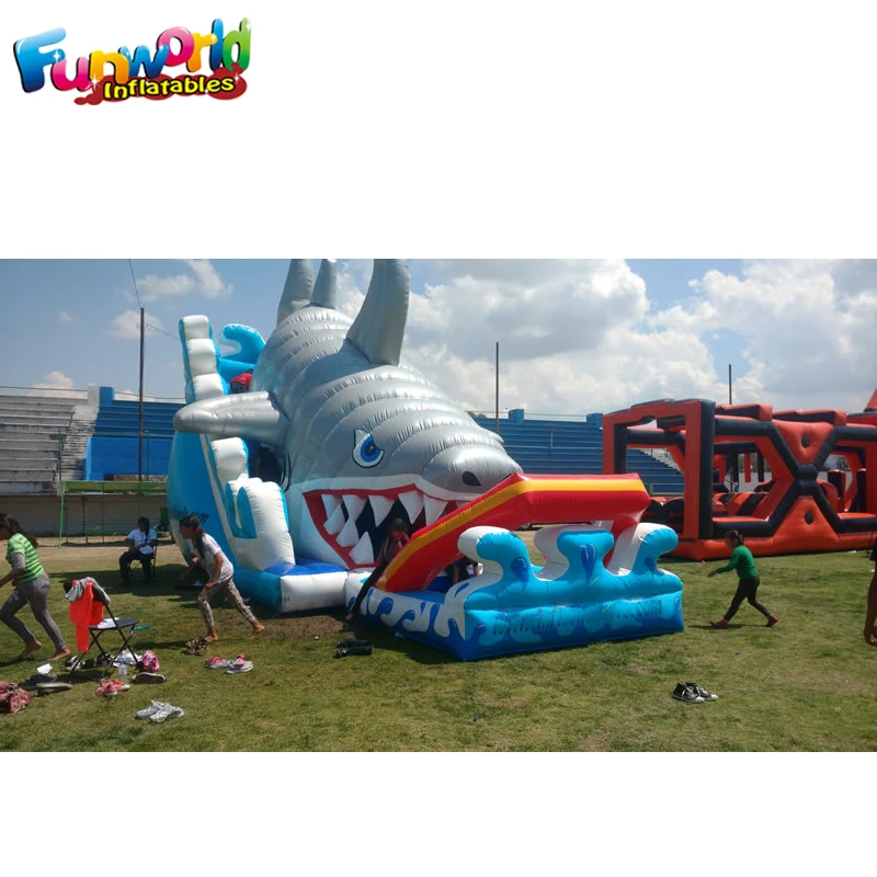Большая водная горка надувной коммерческий парк надувные горки