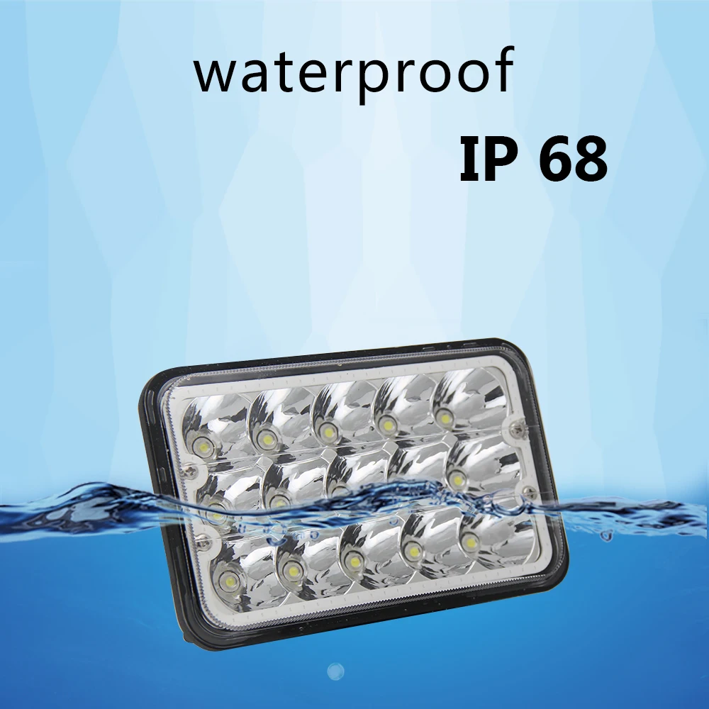 Auto System Truck 5inch Angel Eye 4x6 Inch Led Headlight Lights