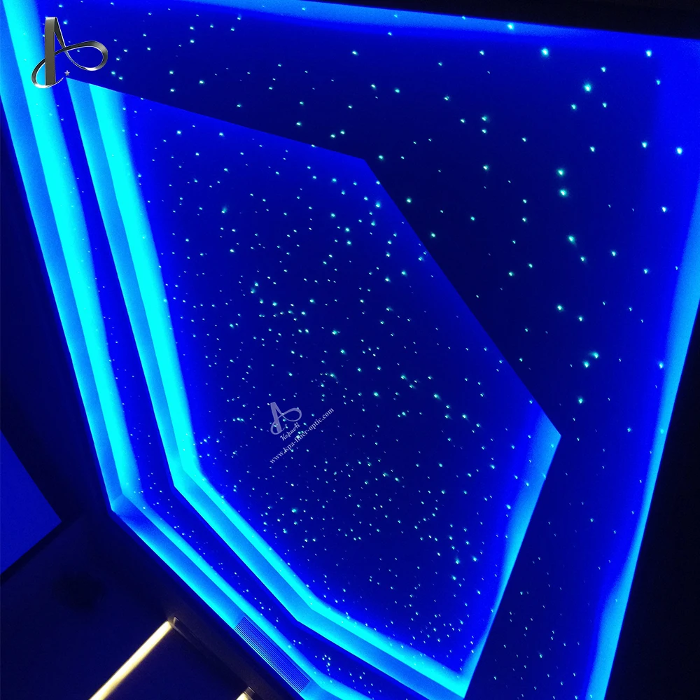 DIY RGB LED 16w Мерцающая светодиодная оптоволоконная звезда комплект потолочного светильника