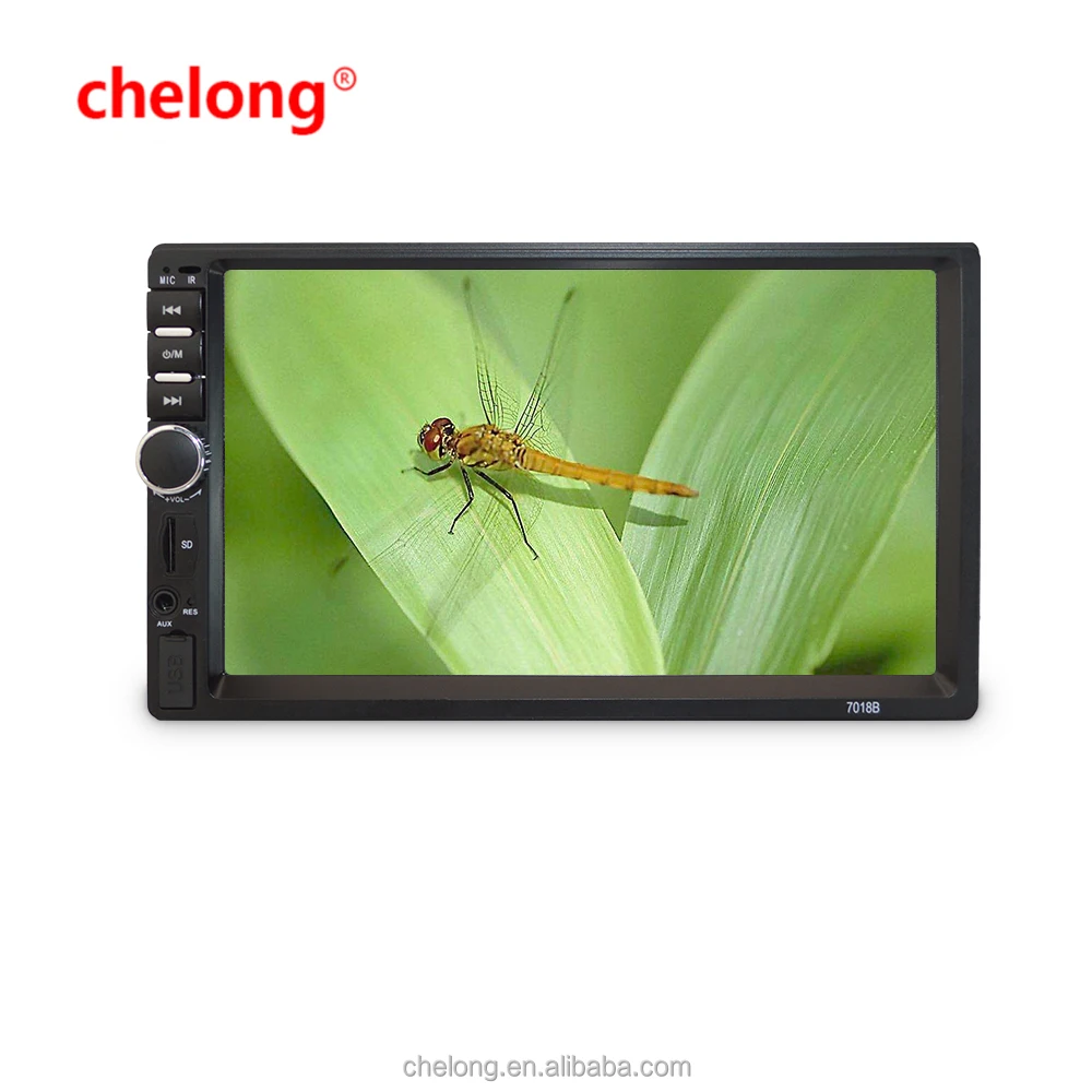 7018B Stereo Radio MP5  Double 2 Din Video Audio Radio SB TF FM Player Mirror Link