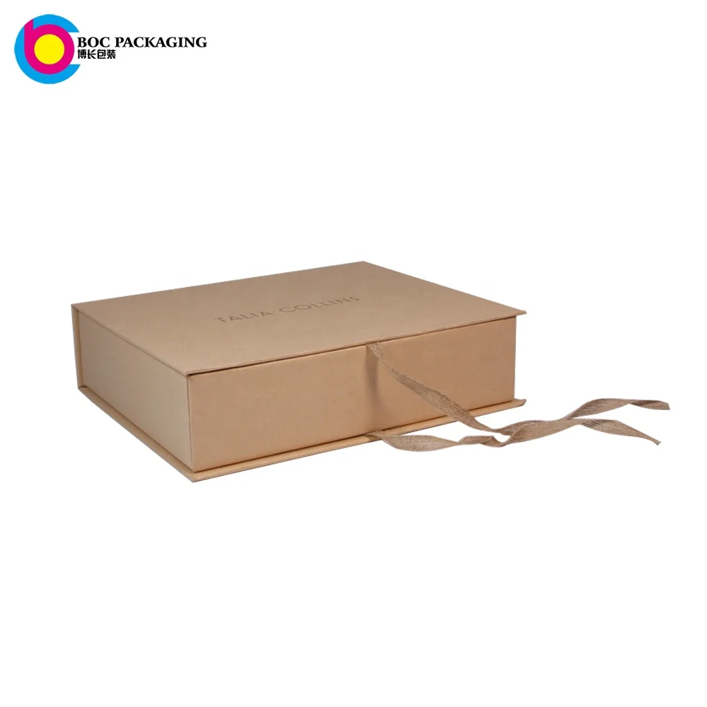 Vanilla kraft special paper gift box