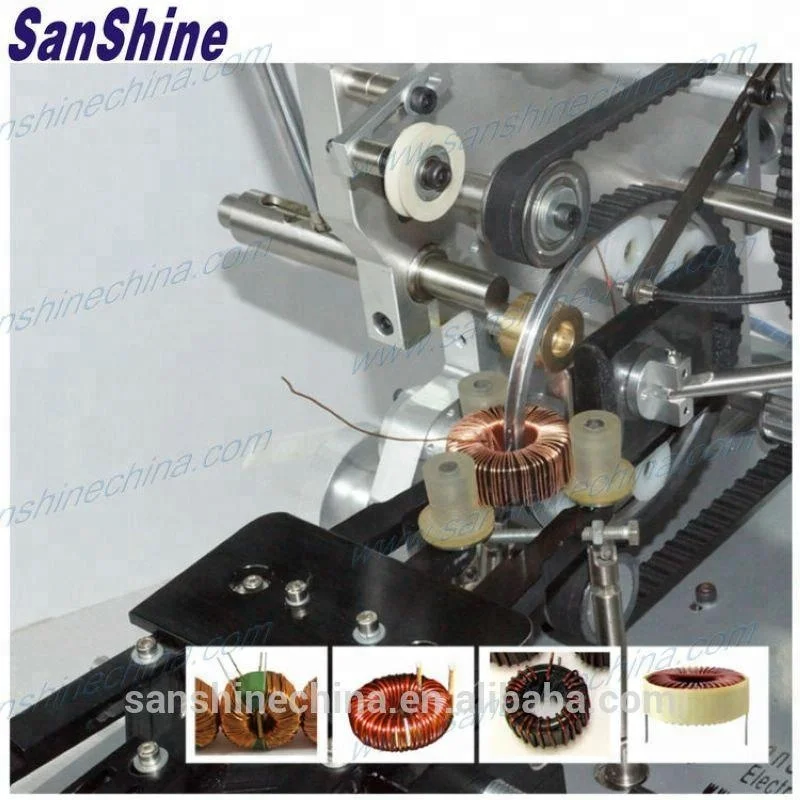 Automatic power transformer toroid coil winding machine(SS900B6 series final coil OD 10~80mm) replace JVOIL toroidal winder