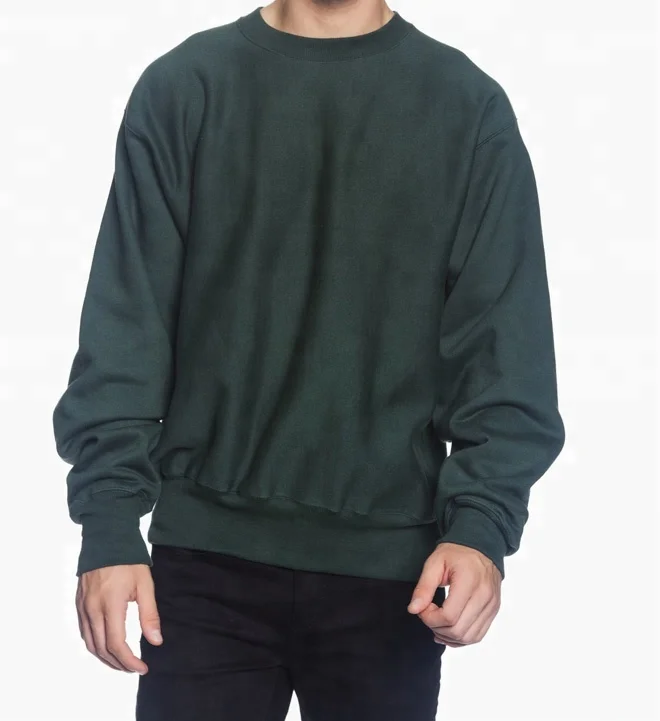 Wholesale mens Casual blank Crew Neck soft fleece Sweatshirt pullover sweatshirts