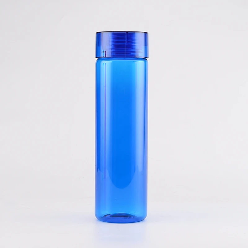 Wholesale Custom Logo Printed BPA Free  Plastic sports water bottle PET transparent bottle