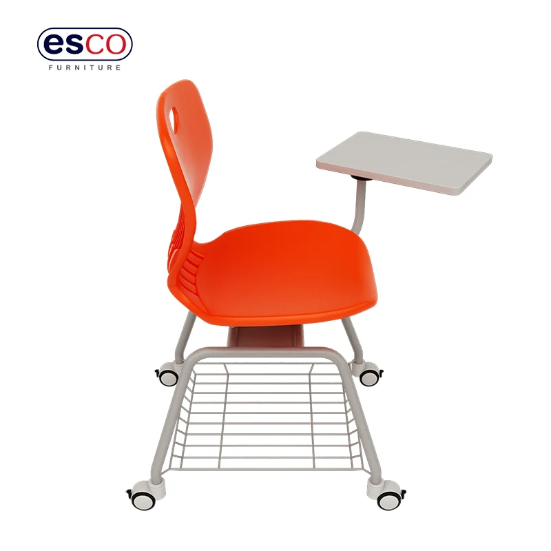 
Maxima-Lecture Plastic School Wheel Chair with Writing Pad 