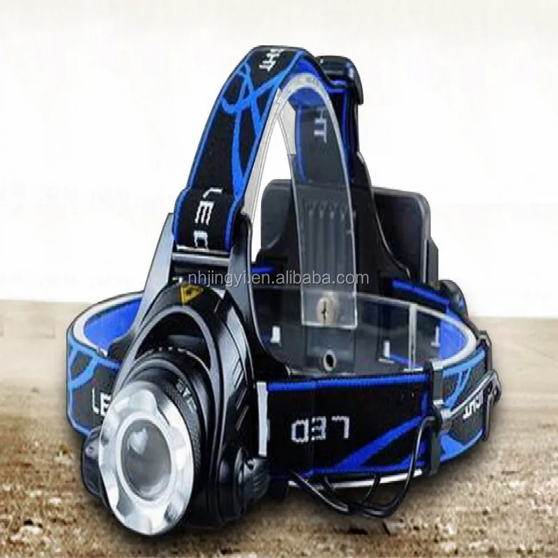 10W LED Aluminum T6 Rechargeable Headlight 1100 Lumen AA Battery 2G11 Base