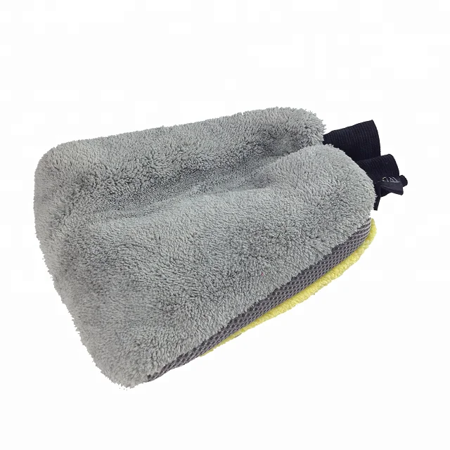 Water Proof Plush Microfiber Car Wash Mitt for Car Cleaning