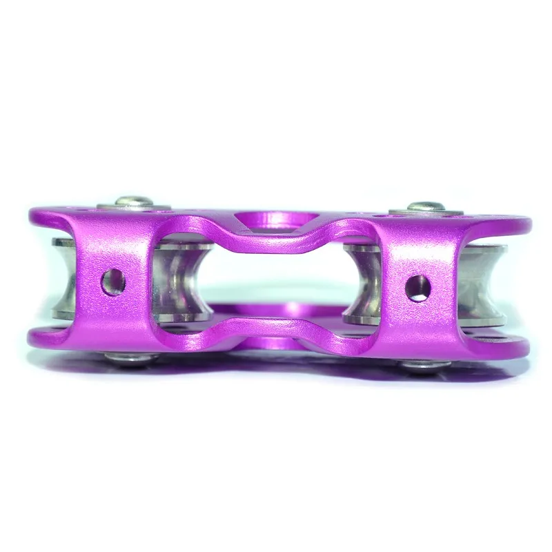 Stainless Steel Tandem Cable Trolley Pulley for Outdoor Climbing with Sealed ball bearings