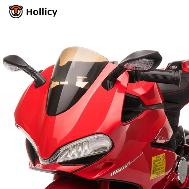 EN71 children electric toy car price good quality 12v kids motorcycle with training wheels