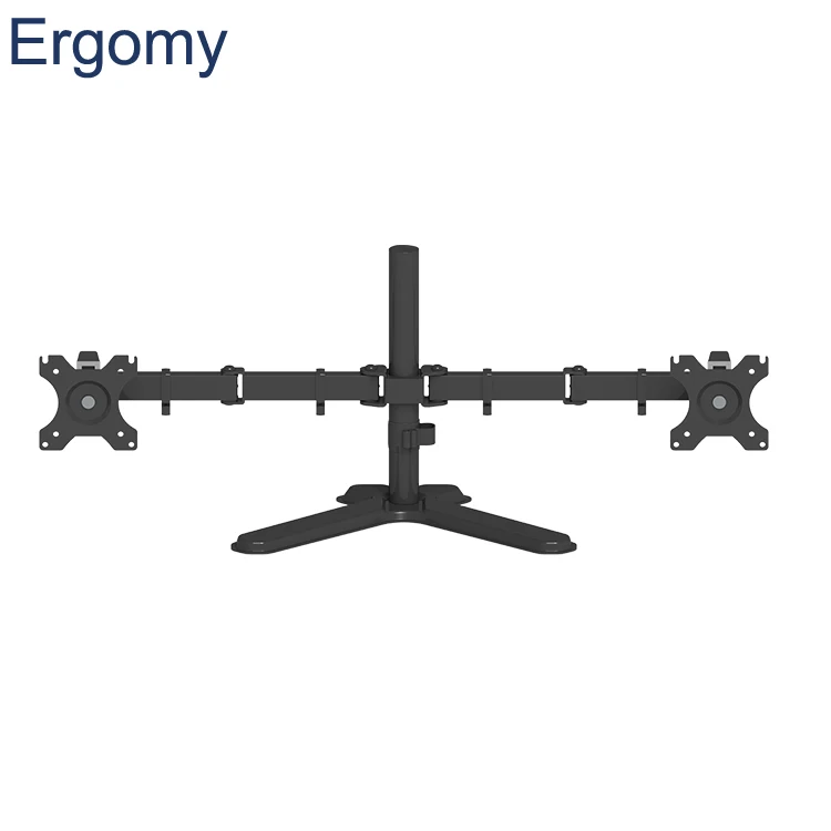 AM3B-42 Лидер продаж Дешевые Металл черный двойной Desk Stand Monitor