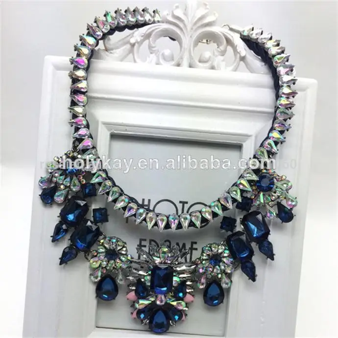 2014 alibaba crystal necklace, fashion, alibaba pendant necklace