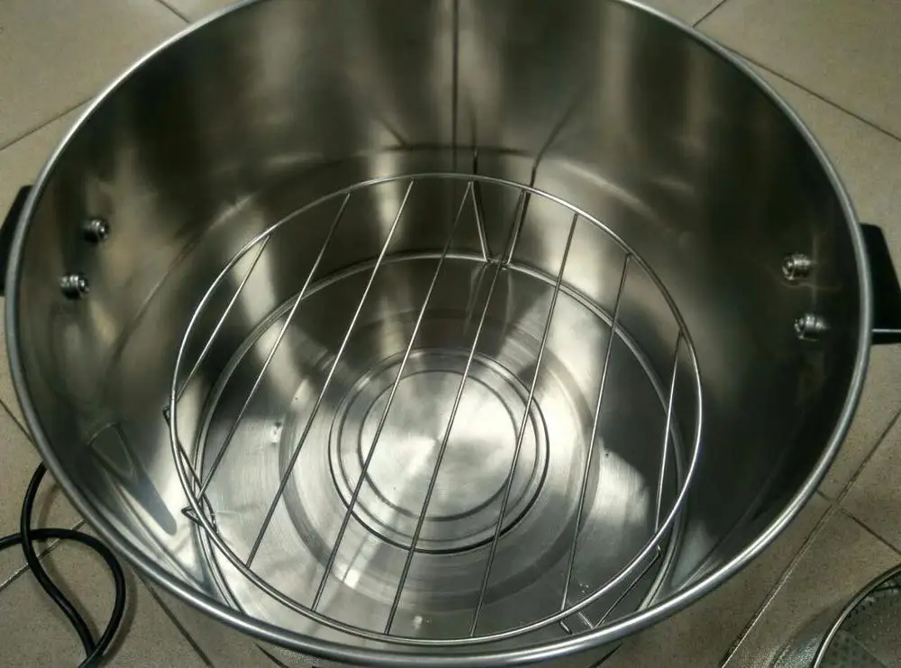 30L-40L electric stainless steel commercial corn steamer