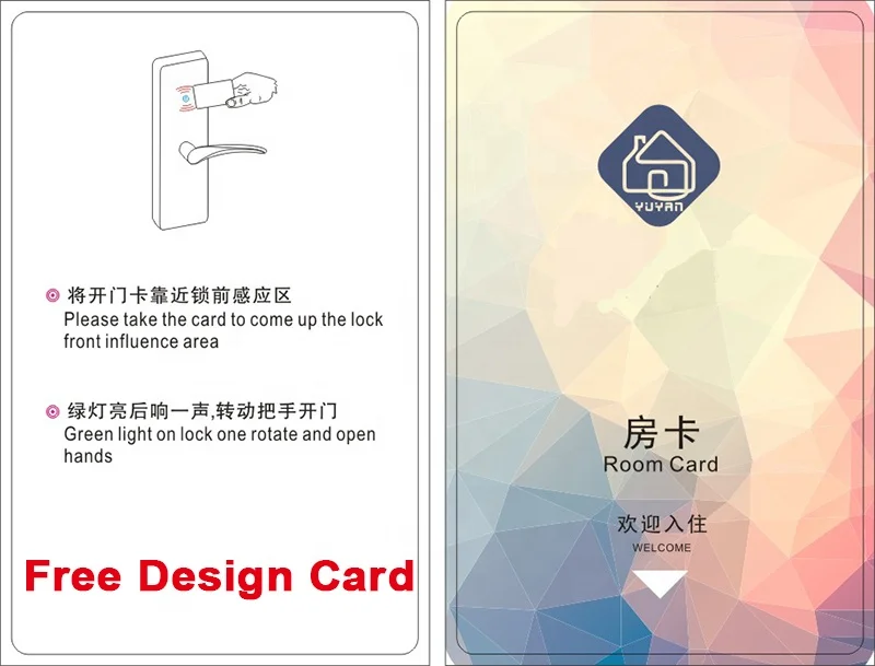 
Causte Stainless Steel Hotel Electronic Door Locks RFID Key Card Door Lock For Hotels 