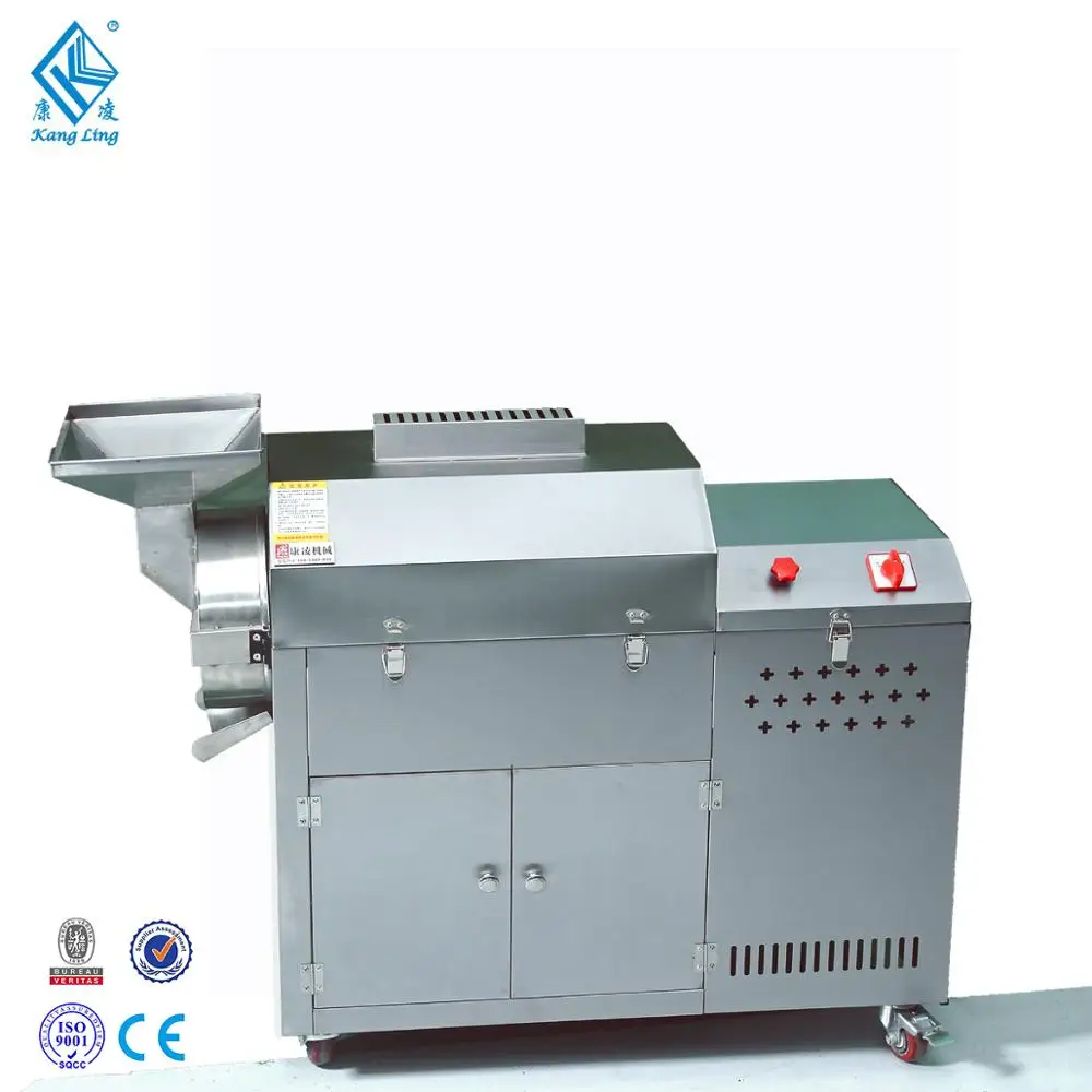 High Performance Kangling Gas Electric Nuts Roaster Machine Hot Air Coffee Peanut Roaster Machine Commercial
