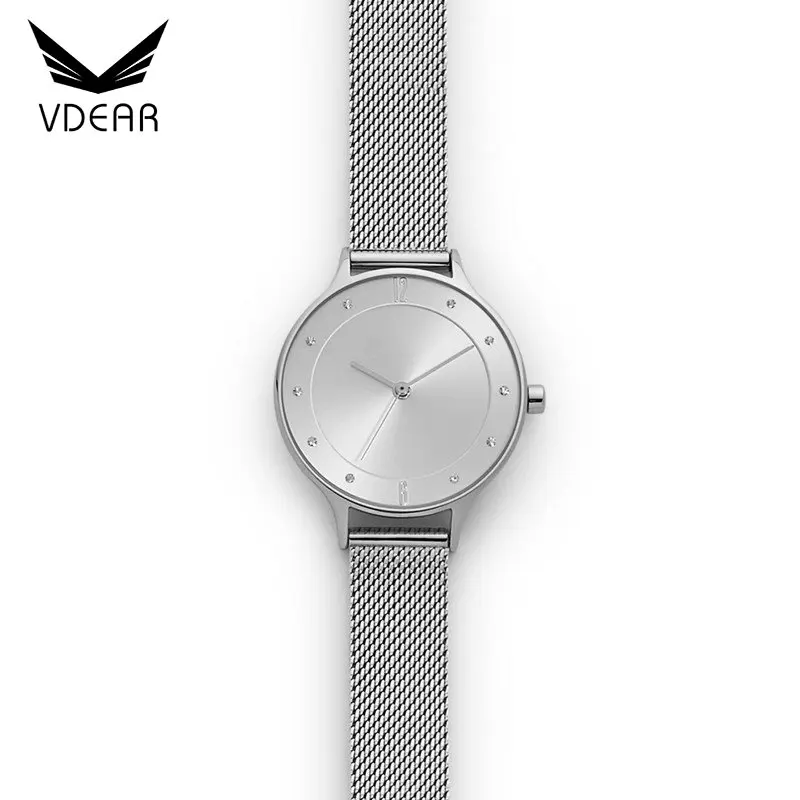 Fancy Mesh Band Lady Watches for Wholesale Small Size Fashion Rose Gold Watch