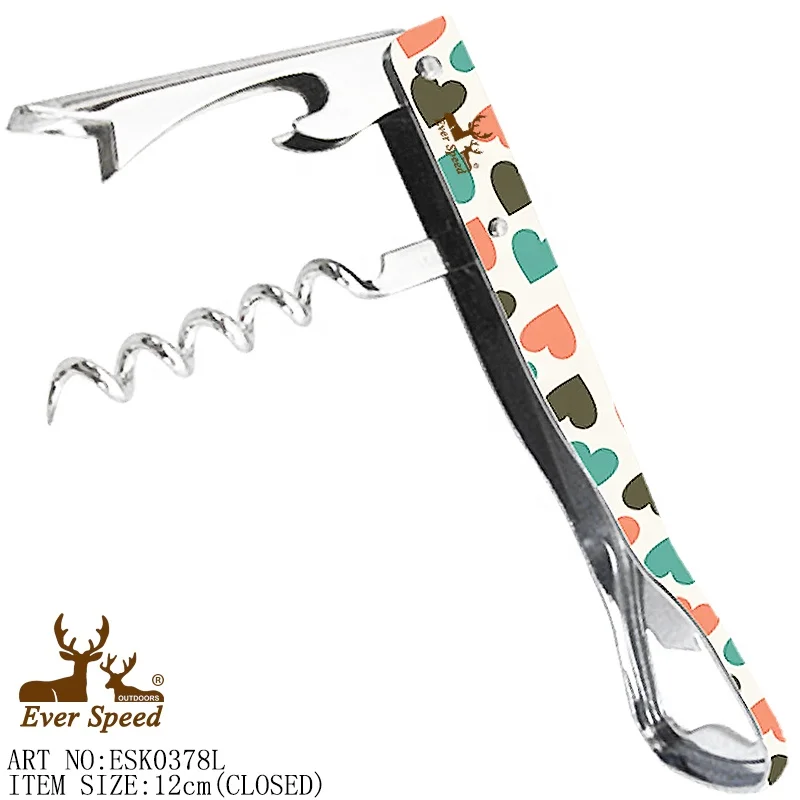 Multi functional Promotional Stainless steel wine bottle opener set