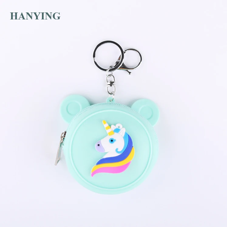 Zipper Coin Purse Silicone Custom Coin Pouch Kids Coin Purse