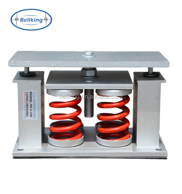 Noise reduction vibration isolation stainless spring mounts for HVAC system using in fire pump