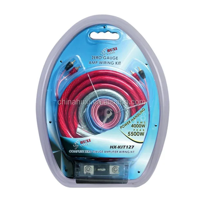 4 Gauge Car Amplifier Wiring Kit , For Car Amplifier Wiring Kit , 4ga Amp Amplifier Fused Wire Wiring Kit