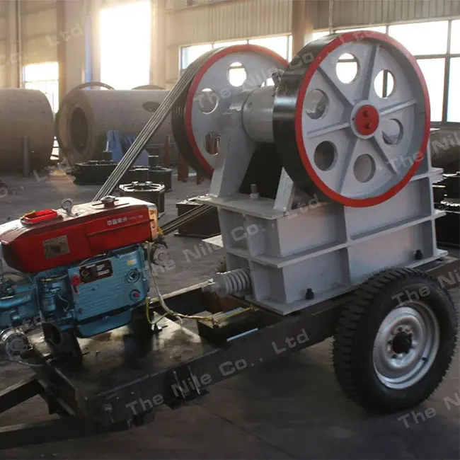 Factory Hotest 1-3 Tons per hour Diesel Engine Compound Crusher Jaw Crusher