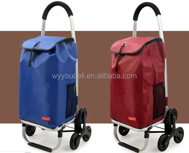 Складная модная тележка для супермаркетов