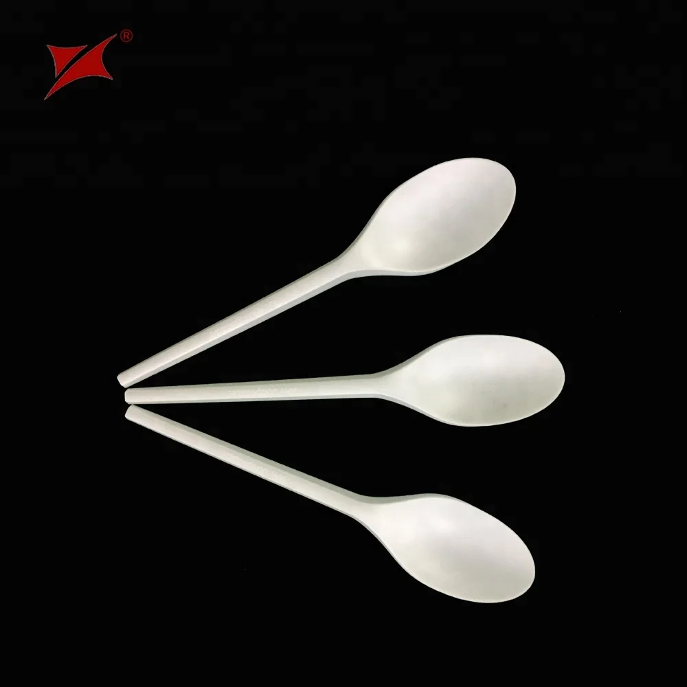 100% Biodegradable cutlery sets Plastic Disposable PLA Fork  Knife  Spoon  Flatware Set