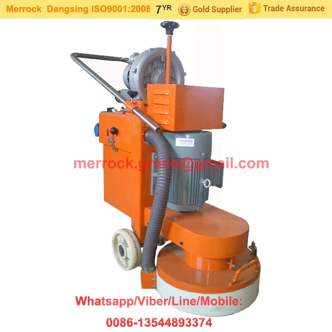 220V concrete flat grinding machine single phase HTC floor grinder