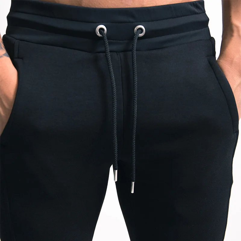 Custom blank plain cotton spandex wholesale gym sports men fitness custom jogger pants