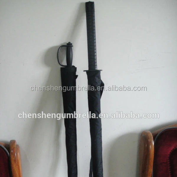 Автоматическое открытие прямой катана Зонт самурай