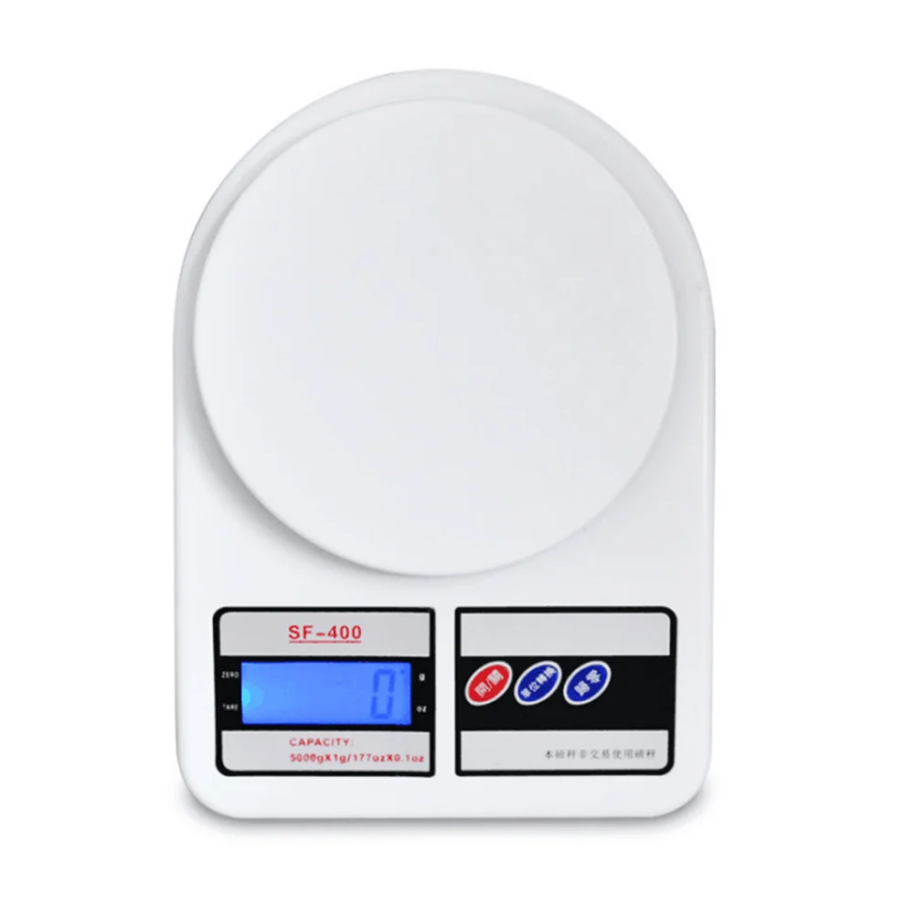 SF400 Food Scale for Baking and Cooking Kitchen weighing scale Lightweight and Durable Design 5kg Digital Kitchen Scale