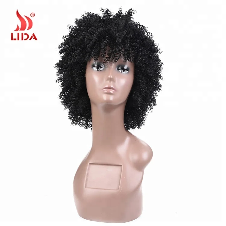 Lida Long Nature Wave Synthetic curls braids Wigs #2/33 Black braiding bouncy curly Hair 6572 wig