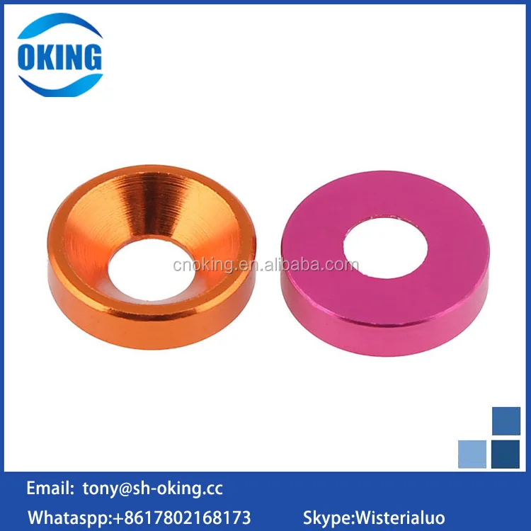 New design colored metal flat washers