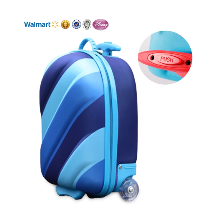 new design oem best quality kids eva travel child vintage suitcase luggage with removable wheels