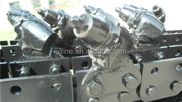 Best quality hard ground working asphalt trencher with bullet teeth.