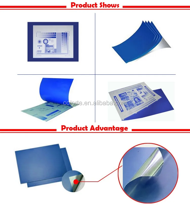Positive working CTCP Plate(uv-ctp plate) , offset printing plates
