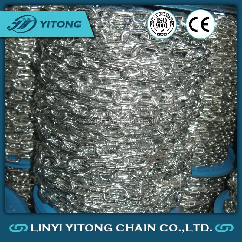 Din5685 Steel Galvanized Short Link Chain