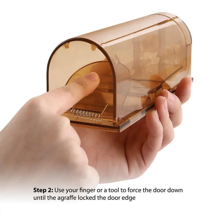 Smart humane live mouse trap catcher with sensitive trapper