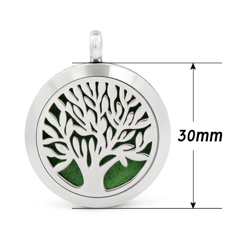 Wholesale Aromatherapy Locket Jewelry 30mm Essential Oil Diffuser Locket Pendant ,Custom Personalized Aromatherapy Locket