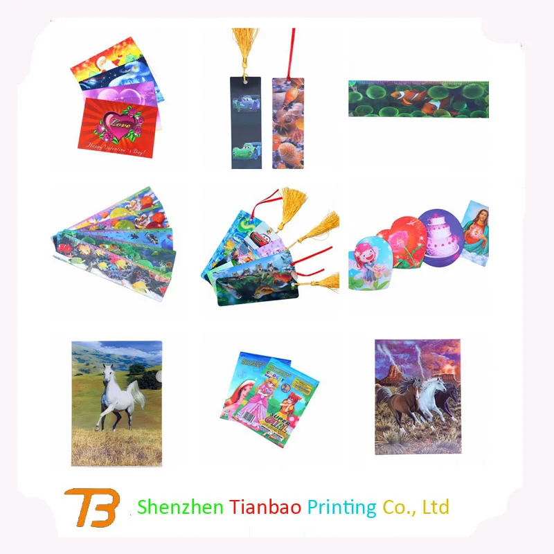 2017 HOT Sale 3D Lenticular Card,Poster,3D Lenticular cards Printing