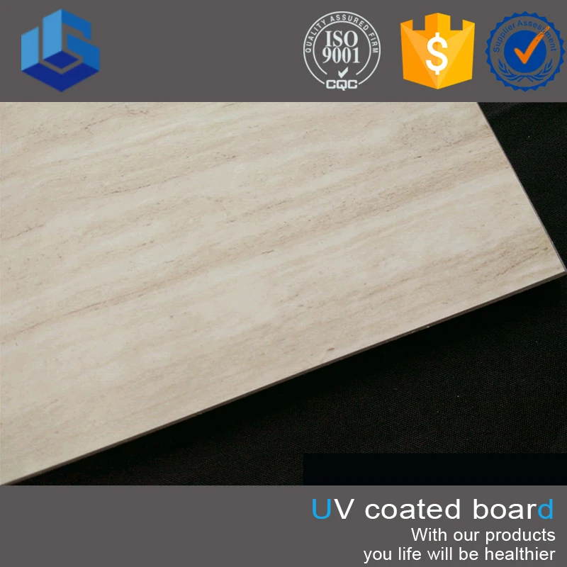 
Interior Wall Pvc Sheet Marble Uv Coated Fiber Cement Board 