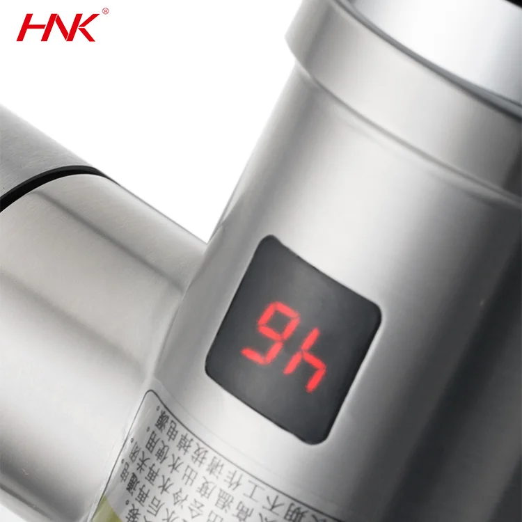 3C/CE Single Handle Stainless Steel Wire Finishing Electrical Tankless Heating Faucet