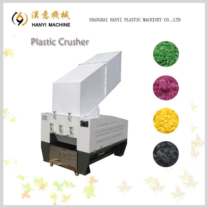New automatic small pvc/pe/pp material plastic bottle crusher/plastic crushing machine with CE