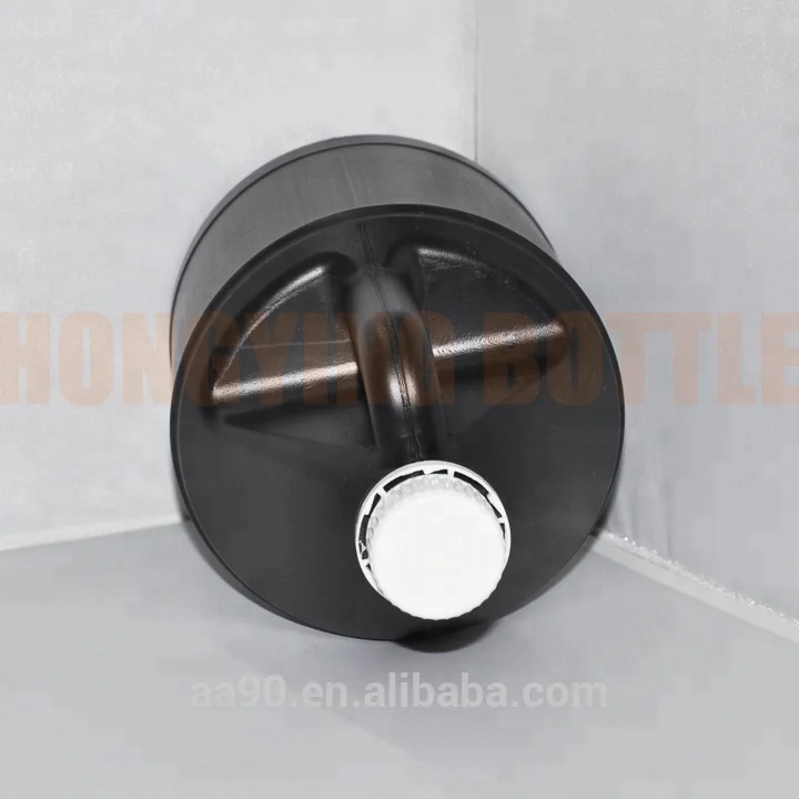 1 Gallon Plastic Bottle Black PE UV Ink Bottle