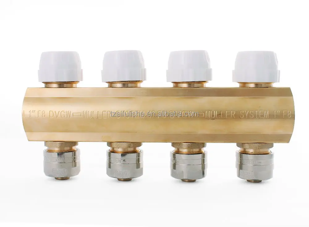 
Good quality Brass manifold brass pipe manifold 1 inch distribution CW614N 