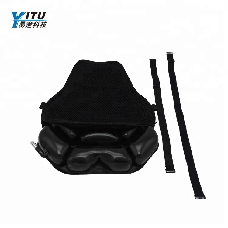 Motorcycle Rear Seat Cushion Backrest Air Pad Passenger Comfort Made of Neoprene