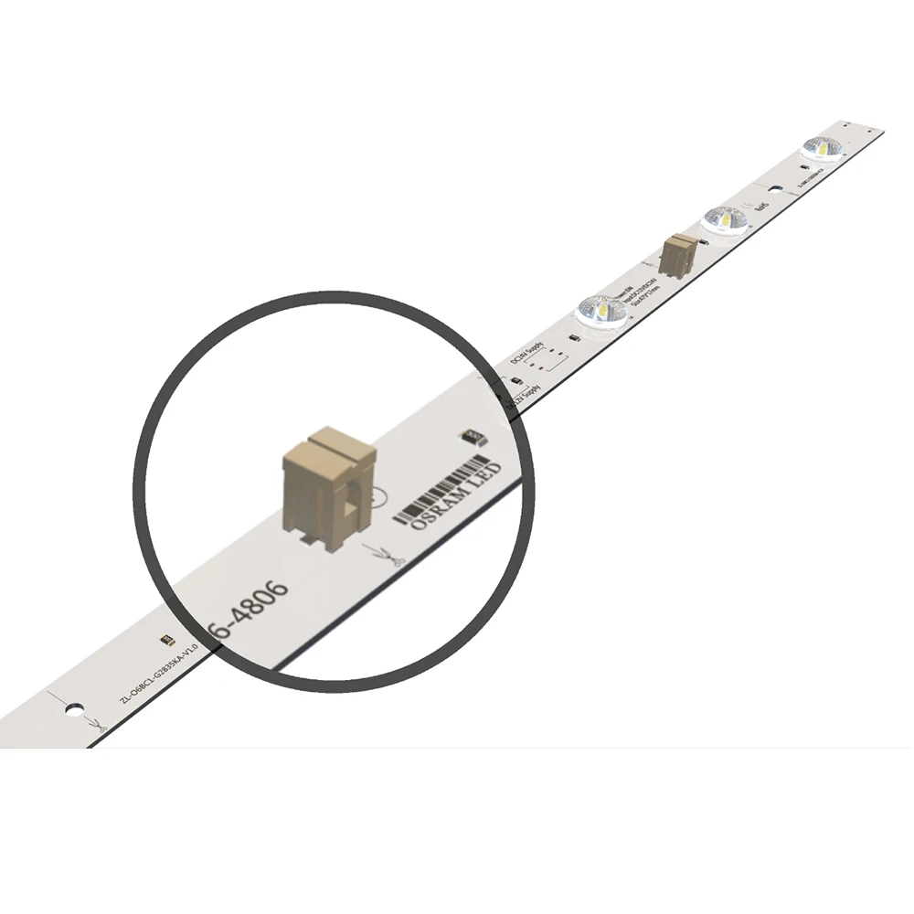 lattice 12v led strip 3030 with optic lens for lightbox