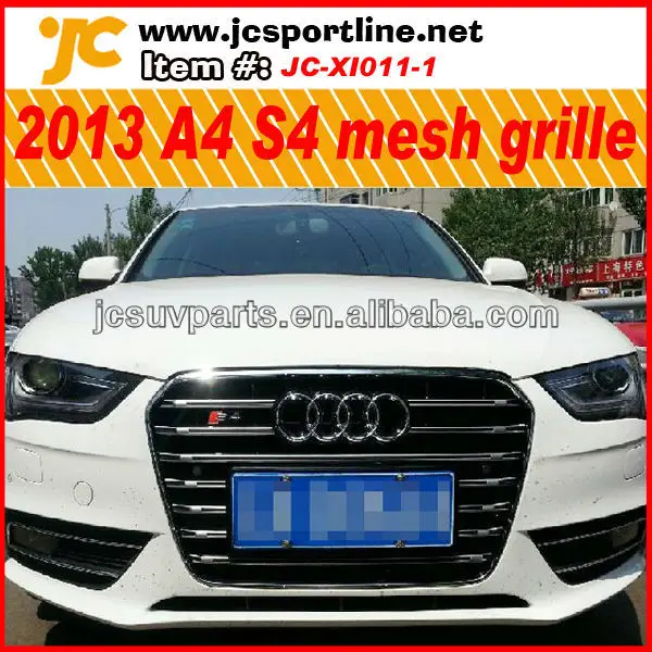 2013 a4 s4 сетка решетка с хромированной рамкой для audi b9 передний бампер гриль крышкой